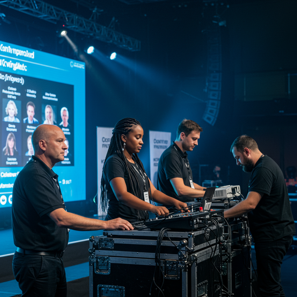 ertech sahne konferasn sistemleri teknik ekib uzman kadro